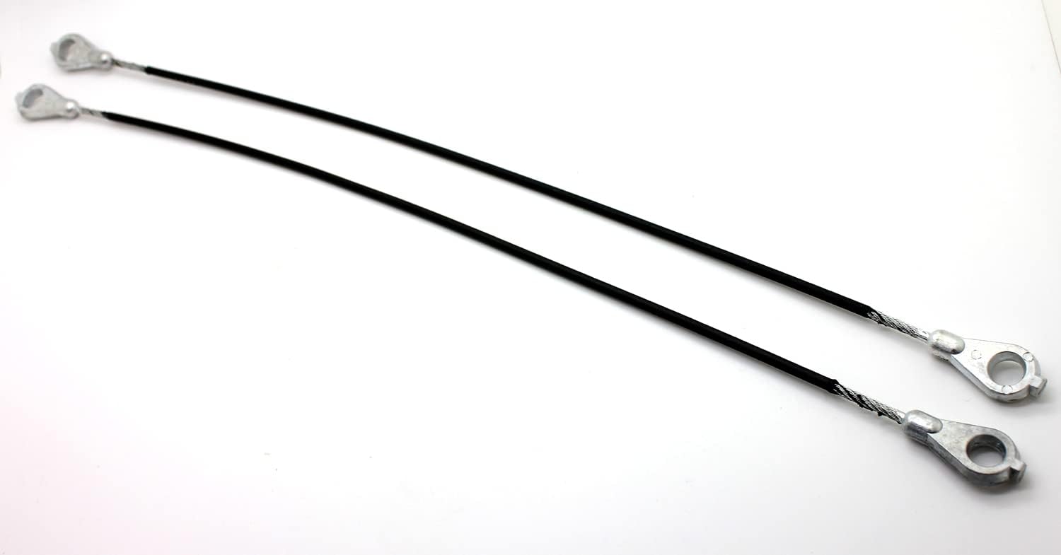 Set of Tailgate Cables Pair Compatible with Jeep CJ CJ-7 CJ-8 CJ7 CJ8 1976 1977 1978 1979 1980 1981 1982 1983 1984 1985 1986