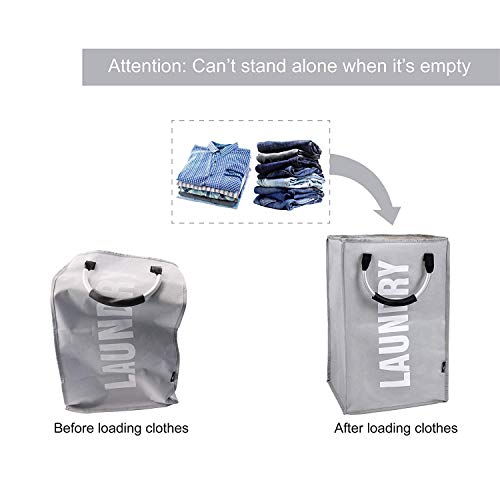 Panier à linge pliable bac de rangement rétractable et bac à linge compact
