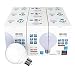 9 Pack LED G25 Vanity Globe Light Bulb - DIMMABLE - 6W (40 Watt Equivalent) Warm White (2700K) Shatter Resistant Energy Star E26 Base 450 Lumens