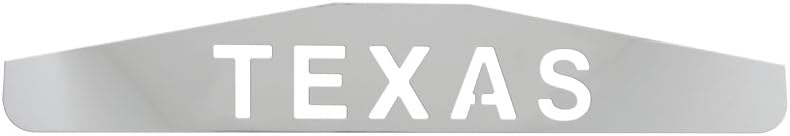 GG Grand General 30051 Chrome 4" x 24" Bottom Mud Flap Plate