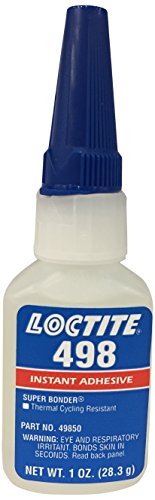 Loctite 135469 Clear 49850 498 Super Bonder Ethyl General Purpose Instant Adhesive, 1 oz Bottle