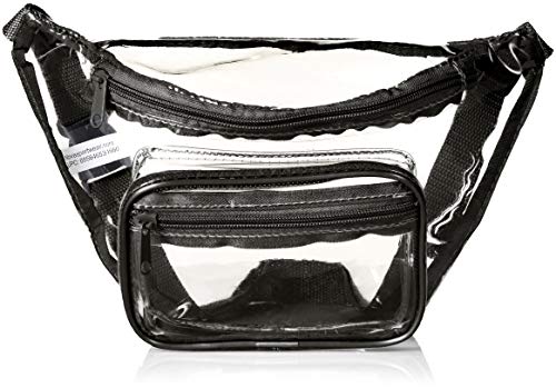Clear Fanny Pack Stadium Security Approved Waist Bag for Events, Games, and Concerts Transparent …