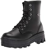 Lugz Women's Dutch Classic 6-inch Chukka Fashion Boot Combat, Black, 8.5