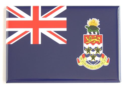 Imán decorativo bandera Islas Caimán 2x3 pulgadas miniatura 1