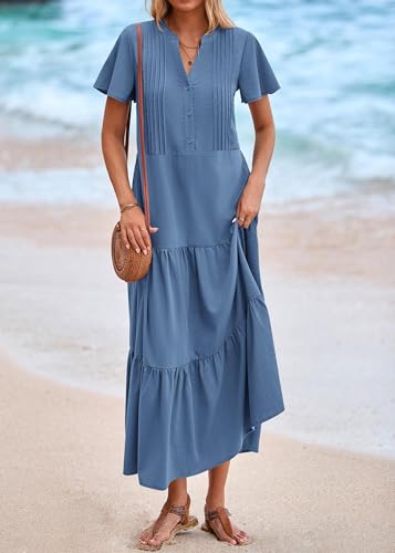 Image of KIRUNDO Summer Maxi Dresses for Women 2026