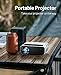 Mini Projector, Upgraded CiBest Native 1080P Portable Projector 10000L, Outdoor Projector for Home Theater Movie Projector, Projector 4K Compatible with HDMI, VGA, USB