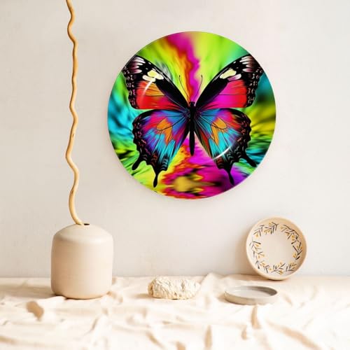 Assiette décorative en porcelaine anglaise de 15,2 cm peinte à la main