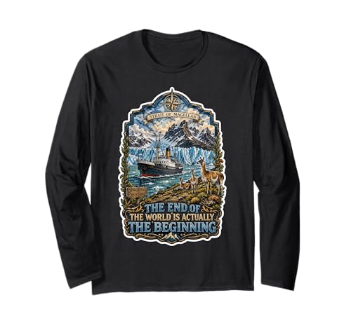 Cruise Historic Exploration Strait of Magellan Vintage Long Sleeve T-Shirt