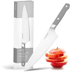 Misen 8 Inch Chef Knife, AUS-10 Japanese Stainless Steel - Gray