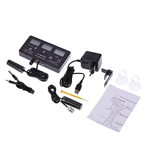 Moniteur de qualite de l eau numerique complet avec sonde pH EC PPM et CF - 6
