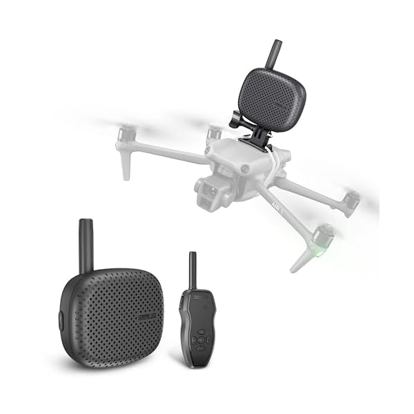 STARTRC Drohnen-Lautsprecher, Universelles Tragbares Drohnen-Megaphon, Störungsfreier Echtzeit-Drohnenlautsprecher Für DJI Mavic 3 series/Air 3/Mavic 2/Mavic Pro/Avata/Holy Stone Drohne/RC Quadcopter