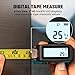 MiLESEEY DT20 Digital Laser Tape Measure,130FT Laser Measuring Tool,16FT Easy Read Digital Measuring Tape Retractable with Fractions,Rechargeable Measurement Tool for Distance/Area/Volume/Pythagorean