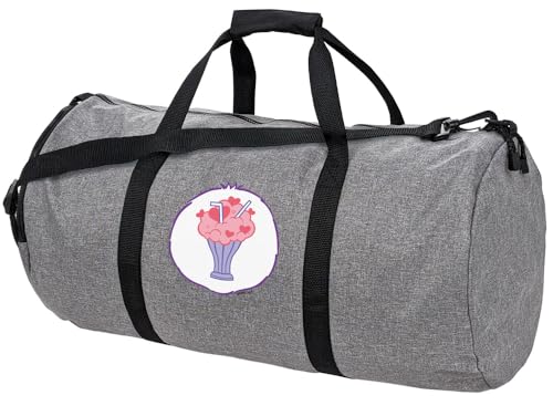 Care Bears Share Bear Belly Lightweight Duffel Bag for Sports and Gym Packable for Travel
