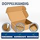 MBC 10-er Versandkarton, Maxibriefkartons faltbar mit Deckel 25x20x10cm - Versandkartons klein - Faltkartons für Warensendung - DHL Größe S - Shipping Boxes