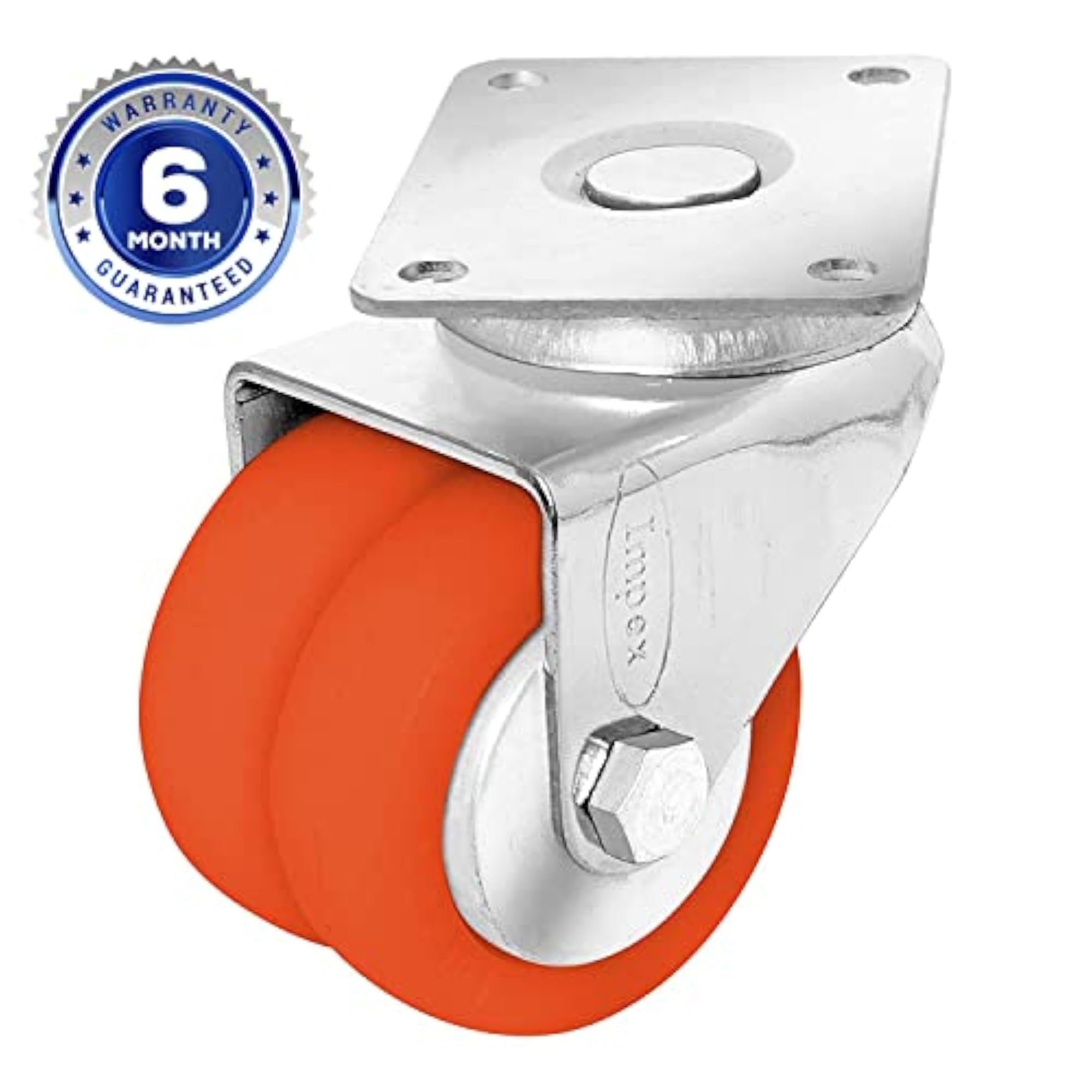 Double Wheel Puff Castor - Heavy Duty 360 Degree Swivel Castor Wheel