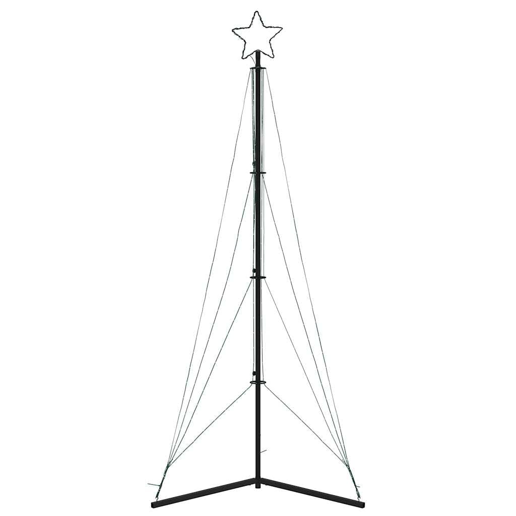 ShGaxin Weihnachtsbaum-Beleuchtung 483 LEDs Kaltweiß 240 cm, Weihnachtsbaum, Baum Außen, Christbaumlichterketten, Christbaum Außen - 4016413