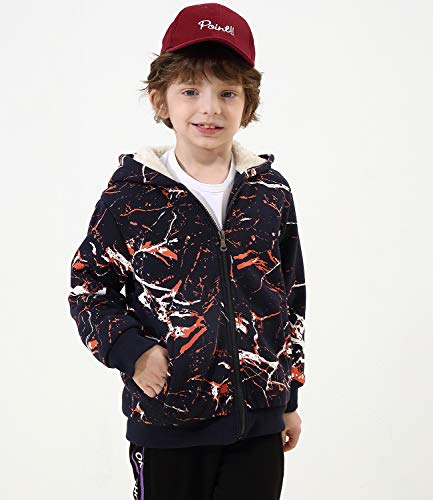 Image of Bumeex Kids Boy's Girl's Sherpa Fleece Lined Jacket 2-14Y(Toddler /Kid)
