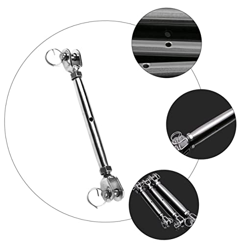 CHILDWEET 2pcs Tensores para Cables de Acero Inoxidable para Alta Tensión miniatura 4