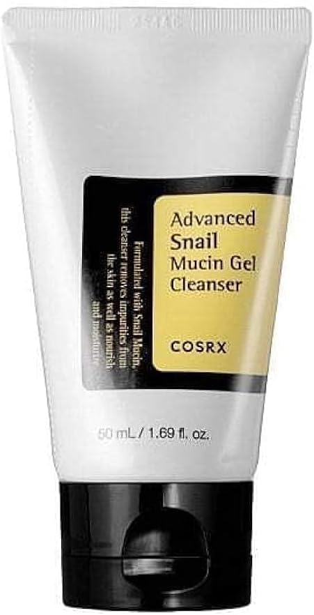 COSRX Korean Advanced Snail Mucin 100 ml Gel Cleanser Low PH STEP 1 ADVANCED SNAIL COLLECTION (2 x 50 mL)