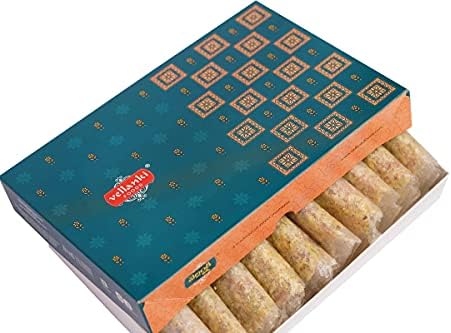 Vellanki Foods Andhra Special Dry Fruit Pootharekulu (Pack of 10)