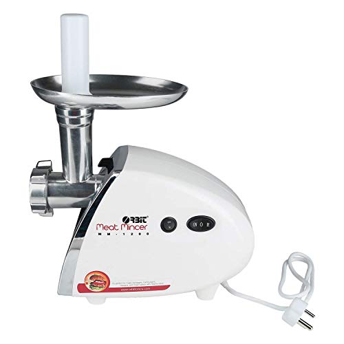 Orbit MM-1200 Meat Grinder 1200 Watts Meat Mincer (White)