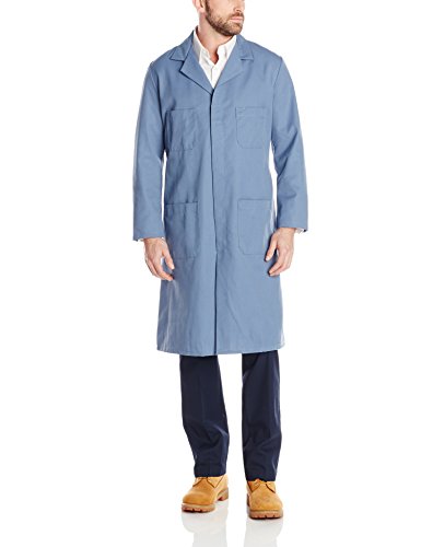 Red Kap Men's Shop Coat, Postman Blue, 46