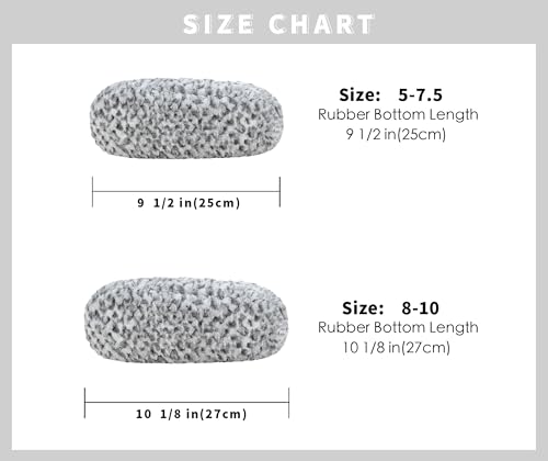 Image of DICUIRD Slipper Socks For Women With Grippers, Fuzzy With Non Slip Bottoms, Cozy Warm Fuzzy Slippers