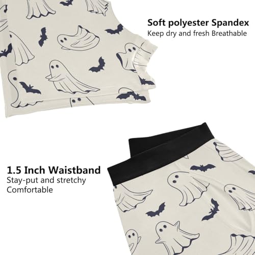 Men's Boxer Briefs Novelty Soft and Breathable with Fly Halloween Ghosts Bats Underwear for Men4