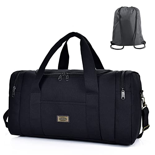 HappyGO Travel Duffle Bag for Men 50L Large Duffle Bag with Shoes