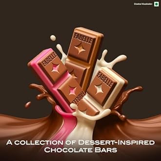 Fabelle Choco Deck – Mini Delights, Chocolate Pack of 2, 15 Mini Layered Milk Chocolate Bars, Premium Chocolate Gift Pack for Anniversary, 2 x 105g