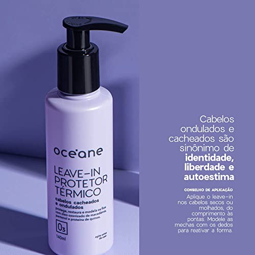 Leave In Protetor Térmico Para Cabelos Cacheados 140ml