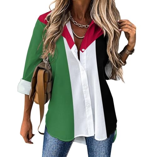 TAIZIYEAH Palestine Flag Womens Sports Vest Casual for Women Spring Summer Party Clothes product thumbnail 15