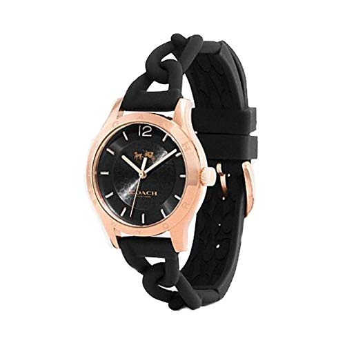 Coach Maddy Braided Rubber Strap Watch #TOP1