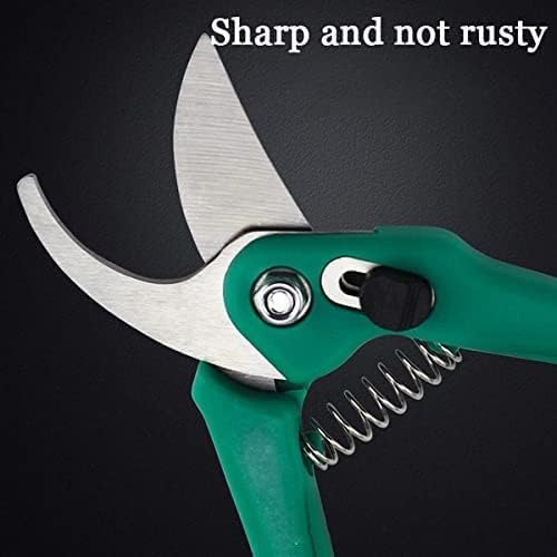 Image of Multipurpose Gardening Scissors & Green Pruner Set of 2- Heavy Duty Garden Shears with Stainless Steel Blades and Soft Grip Handles for Pruning, Trimming, Harvesting, and Plant Care (GTK)