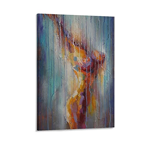 Character Posters Woman Saatchi Art Nude Woman Posters For Room Canvas Painting Posters And Prints Wall Art Pictures For Living Room Bedroom Decor 20X30Inch(50X75Cm) Frame-Style-1 #TOP28