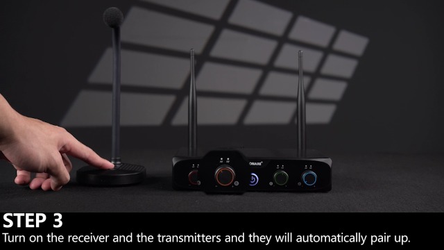 Amazon.com: MELONARE 4-Channel Wireless Conference Microphone