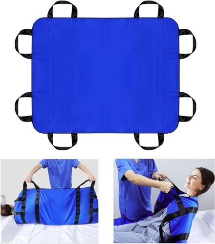 EHVYBDX Positioning Bed Pad with Handles Bedding Protector Liner Transfer Sheet Waterproof...