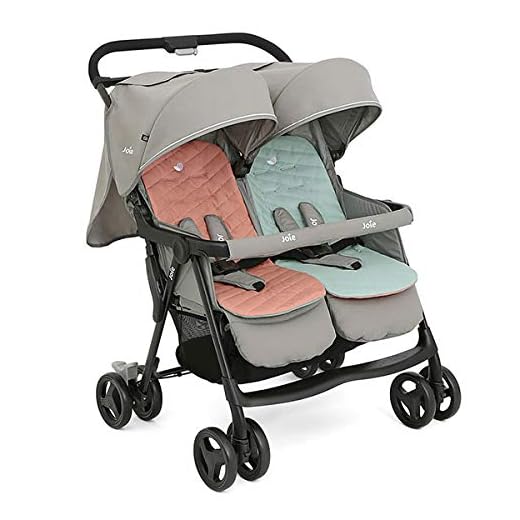 Poussette double Aire Twin Nectar et Mineral - Joie