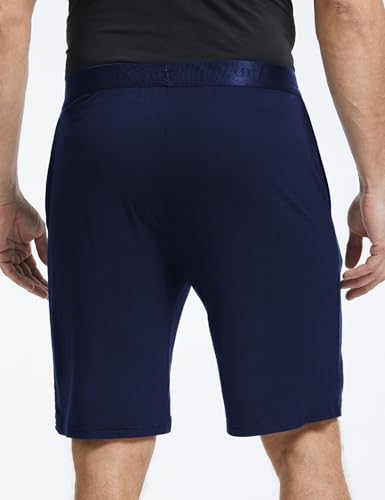 GYS Men's Pajama Shorts Soft Lightweight Bamboo Viscose Mens Comfy Sleepwear Bottoms with Pockets2