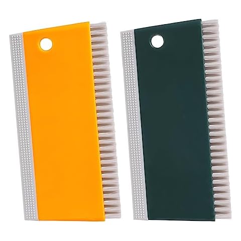 Maji Mama 2 Pack Silicone Squeegees with Countertop Brush,Water Scraper,Squeegee Cleaning Brush for Pot Pan Dish Scraper,Windows,Mirrors,Bathroom Glass Shower,Kitchen Countertops and Sink Cover