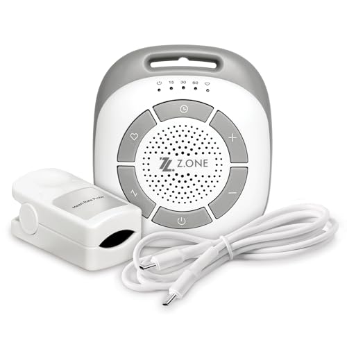 Reliance Medical Weißes Rauschgerät für Babys - mit 20 beruhigenden Klängen Herzschlagrekorder Sleep Timer Lange Akkulaufzeit USB-C Aufladung Tragbar 1 Stück