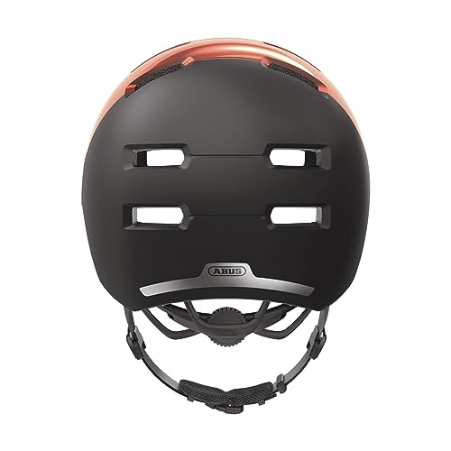 ABUS city helmet Skurb ACE - stylish bike helmet for everyday use, skating, BMX riding or longboarding - orange, size M - Image 2