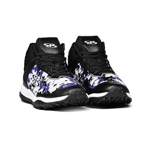 Boombah Viper Pureknit Men's Turf Mid Shoes - Digital Camo - Multiple Color Options - Multiple Sizes4