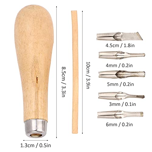 Image of URBAN BOX Linoleum Knifes Assortment, Block Cutter Linoleum Carving Cutting Tool for Lino Cut, Linograph Print Stamps, DIY Engraving, Building Blocks, Carving