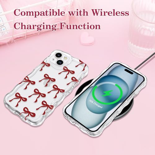 Housse nœud papillon protectrice iPhone 15 Plus contre les chutes et rayures - 6