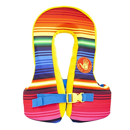 Body Glove Paddle Pals Splash Child Swim Vest, Toddler Floatie USCG and Transport Canada Approved Children Life Vest Fits 33-55 LBS, Level 70 (Type III) PFD Life Jacket for Kids - Mexican Blanket by Body Glove - Used condition - US$34.14