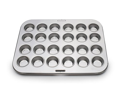 Fox Run 24-Cup Stainless Steel Mini Muffin Pan by Fox Run