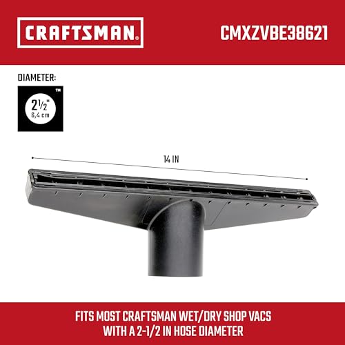 Image of CRAFTSMAN CMXZVBE38621 2-1 /2 in. Wet Nozzle Wet Dry Shop Vacuum Attachment