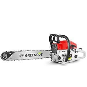 GREENCUT GS620X Benzine-kettingzaag met 2-takt motor, 62 cc, 3,8 pk, met 20 inch vel, Easy-Start, anti-vibratiesysteem…