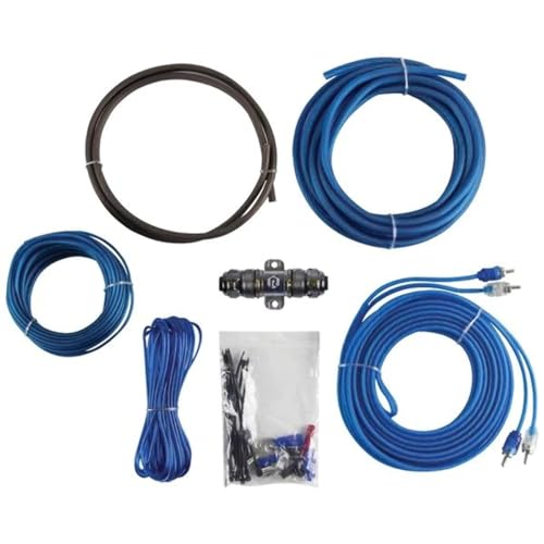 Raptor R2AK8 Bulk Series 8 Gauge R2 Amp Installation Kit - Blue